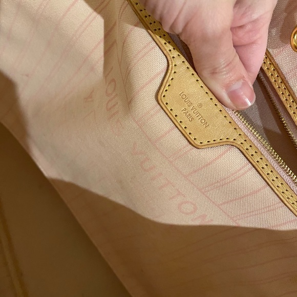 ❌SOLD❌Louis Vuitton Neverfull GM azur with pouch - Picture 10 of 16